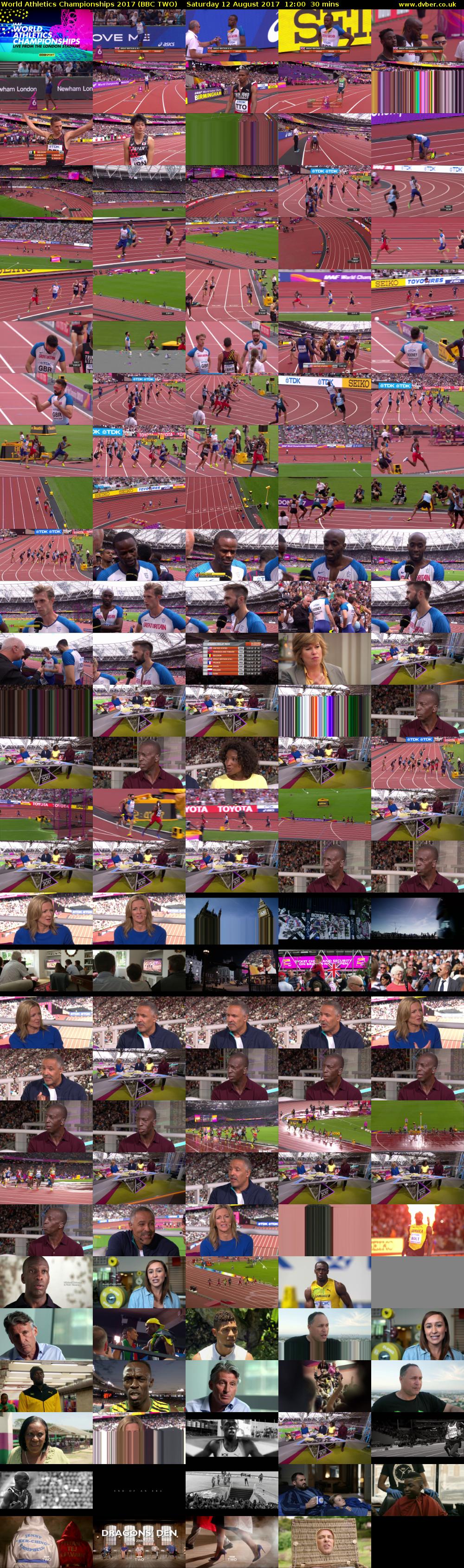 World Athletics Championships 2017 (BBC TWO) Saturday 12 August 2017 12:00 - 12:30