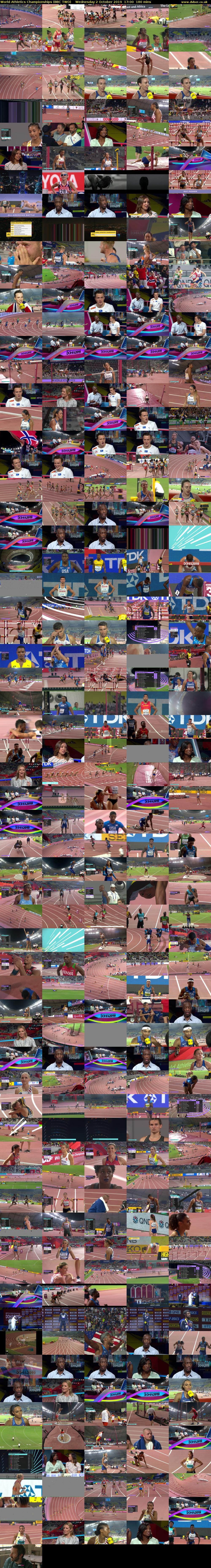 World Athletics Championships (BBC TWO) Wednesday 2 October 2019 17:00 - 20:00