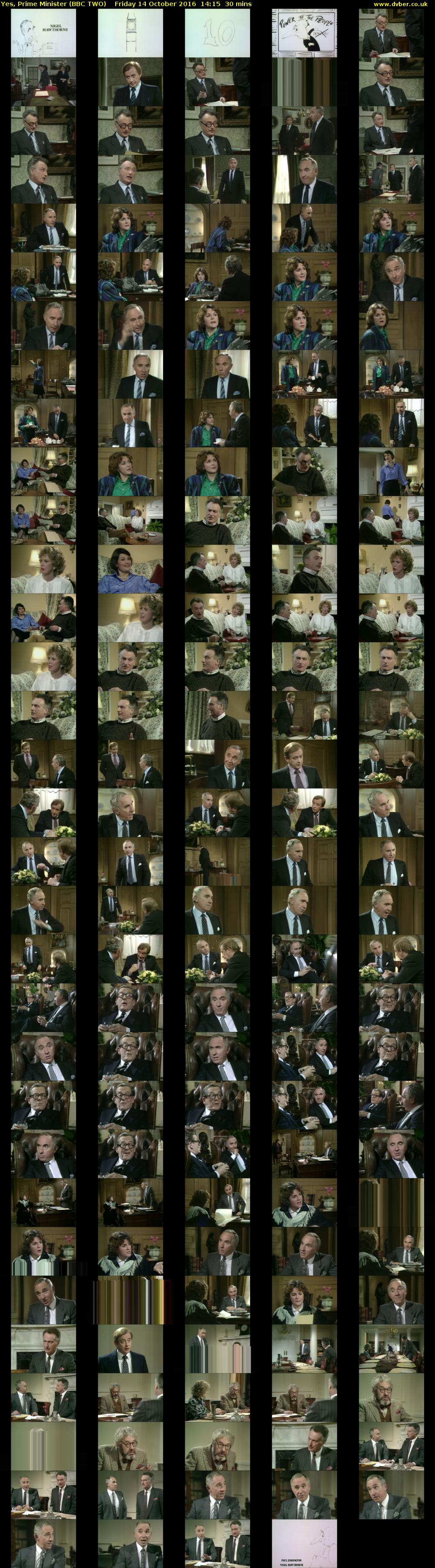 Yes, Prime Minister (BBC TWO) Friday 14 October 2016 14:15 - 14:45