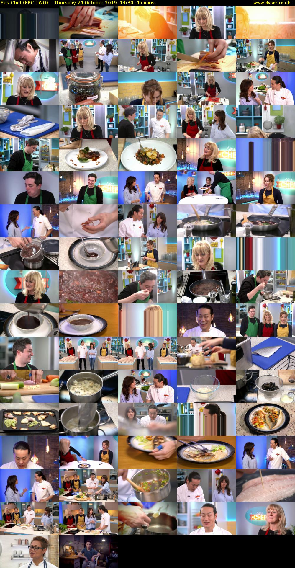 Yes Chef (BBC TWO) Thursday 24 October 2019 14:30 - 15:15