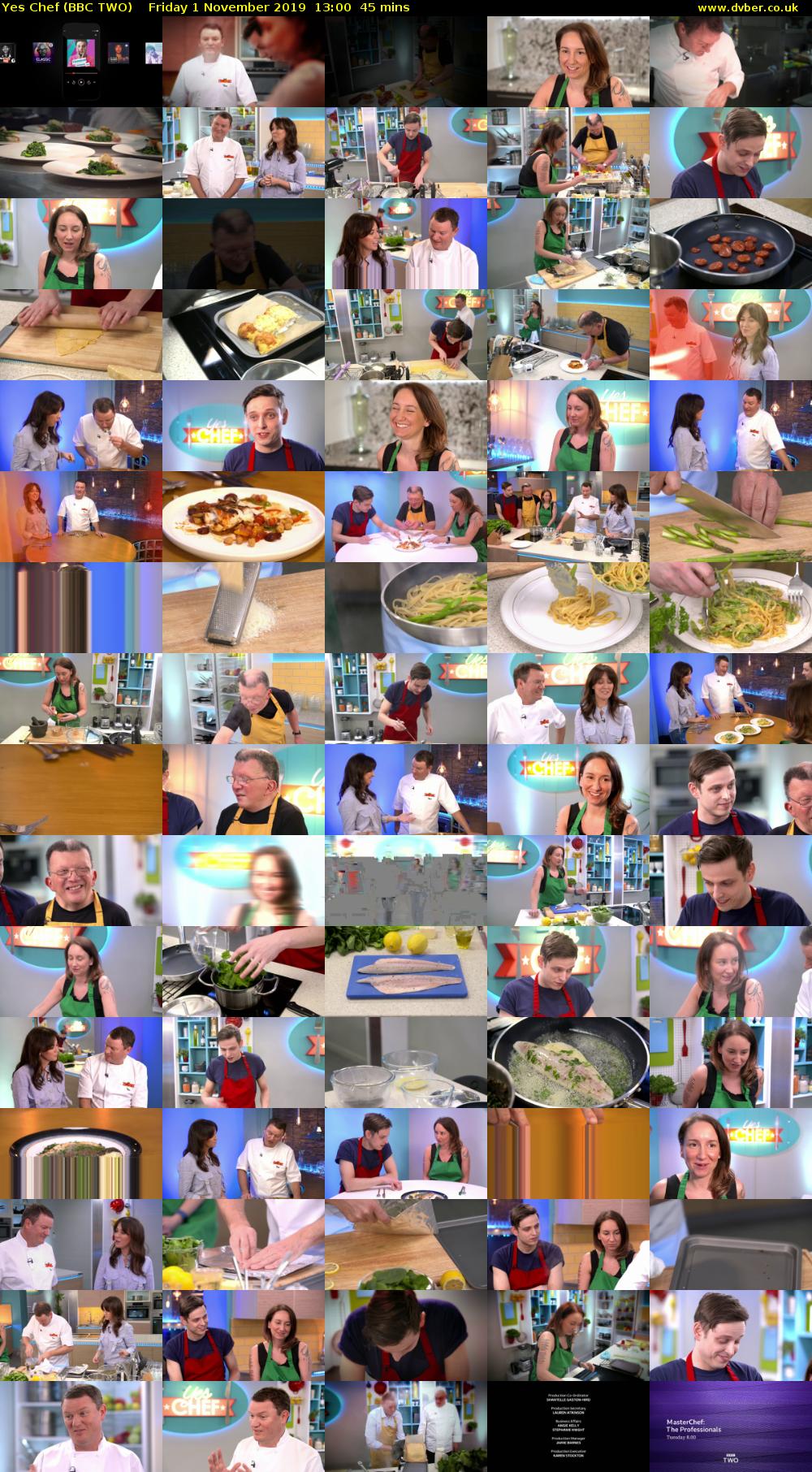 Yes Chef (BBC TWO) Friday 1 November 2019 13:00 - 13:45