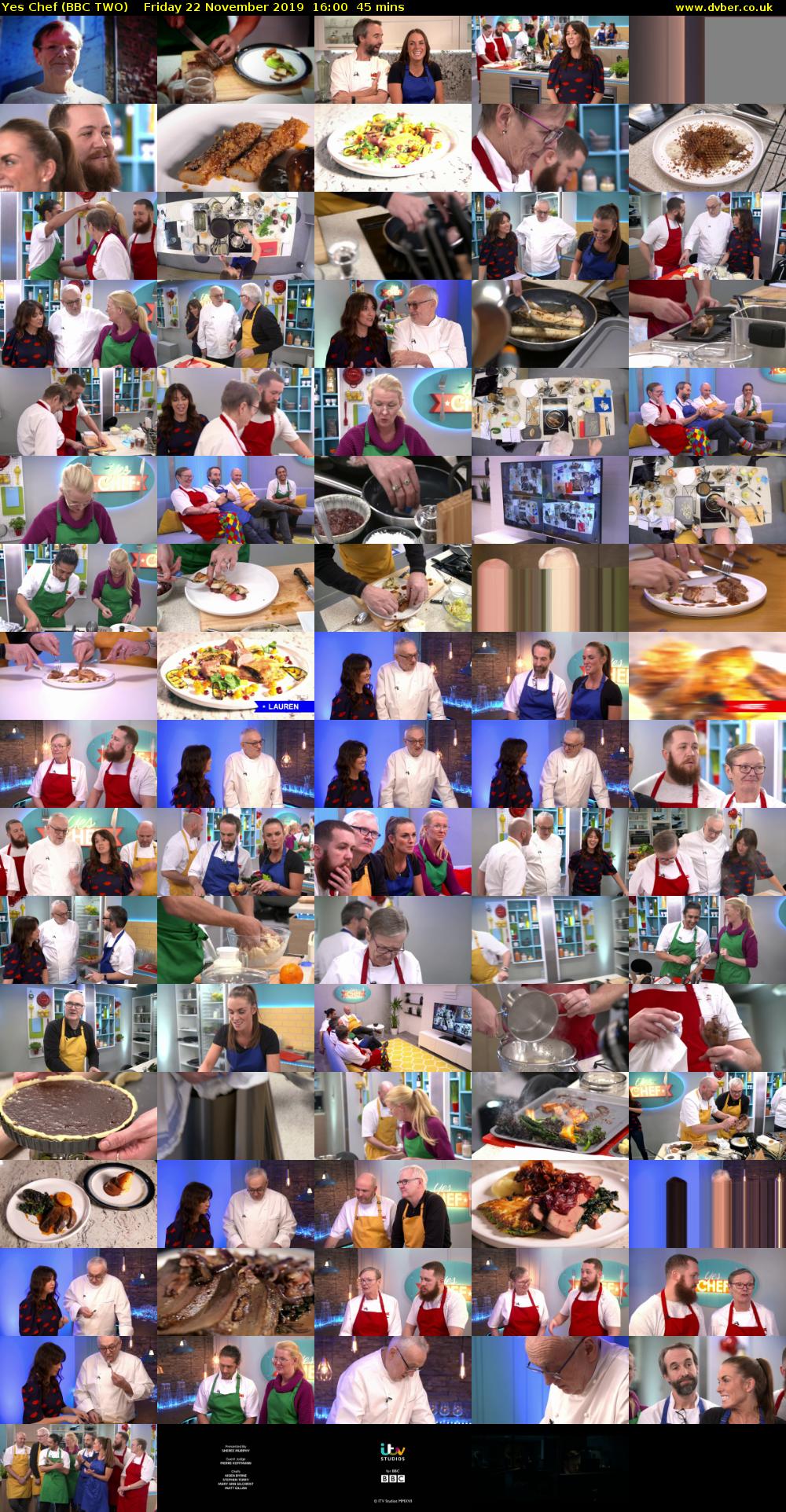 Yes Chef (BBC TWO) Friday 22 November 2019 16:00 - 16:45