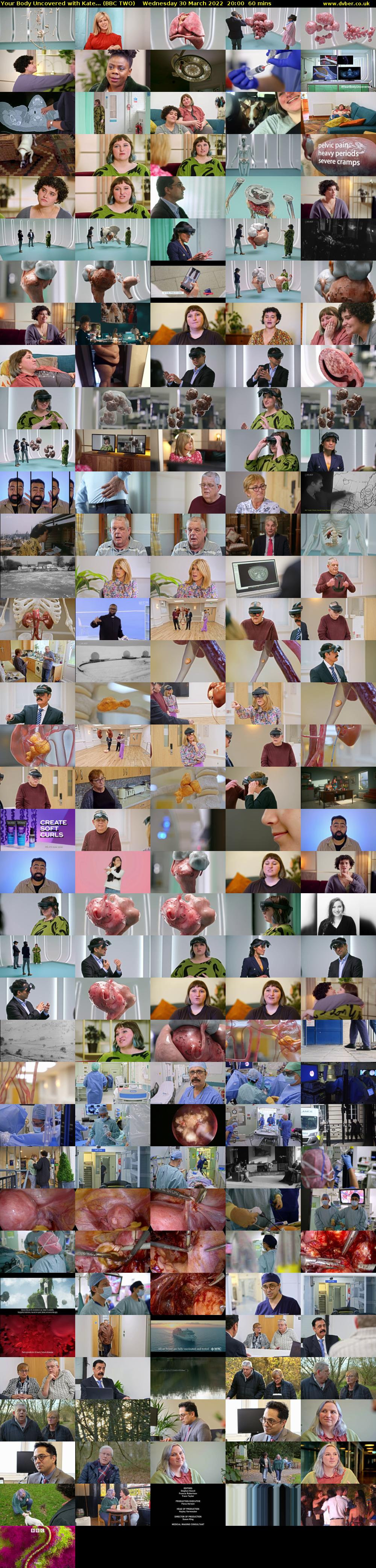 Your Body Uncovered with Kate... (BBC TWO) Wednesday 30 March 2022 20:00 - 21:00