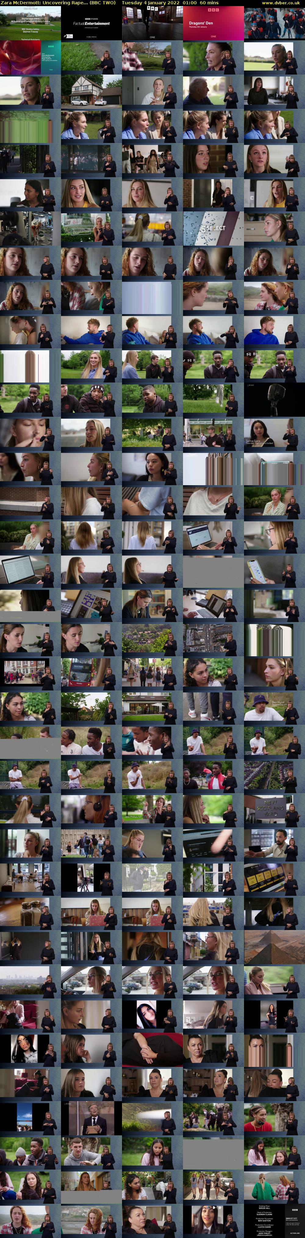 Zara McDermott: Uncovering Rape... (BBC TWO) Tuesday 4 January 2022 01:00 - 02:00