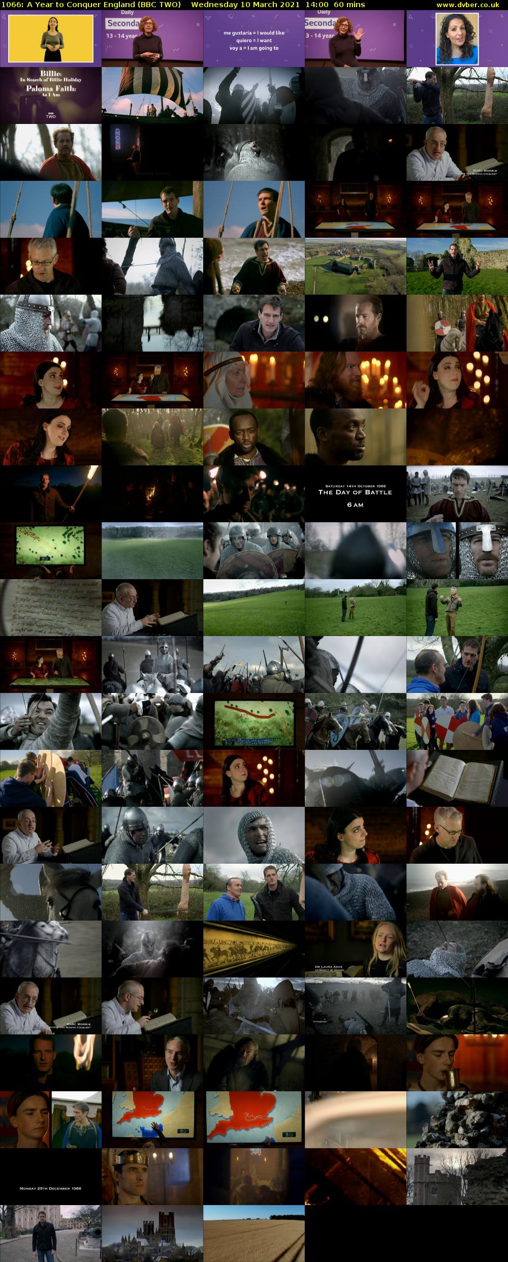 1066: A Year to Conquer England (BBC TWO) Wednesday 10 March 2021 14:00 - 15:00