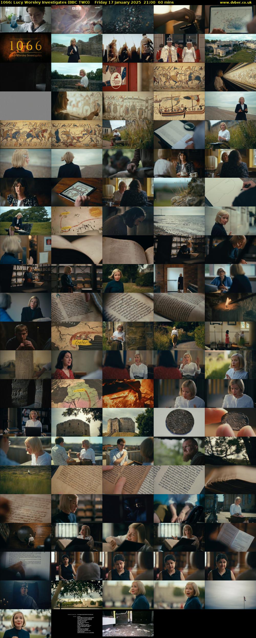 1066: Lucy Worsley Investigates (BBC TWO) Friday 17 January 2025 21:00 - 22:00