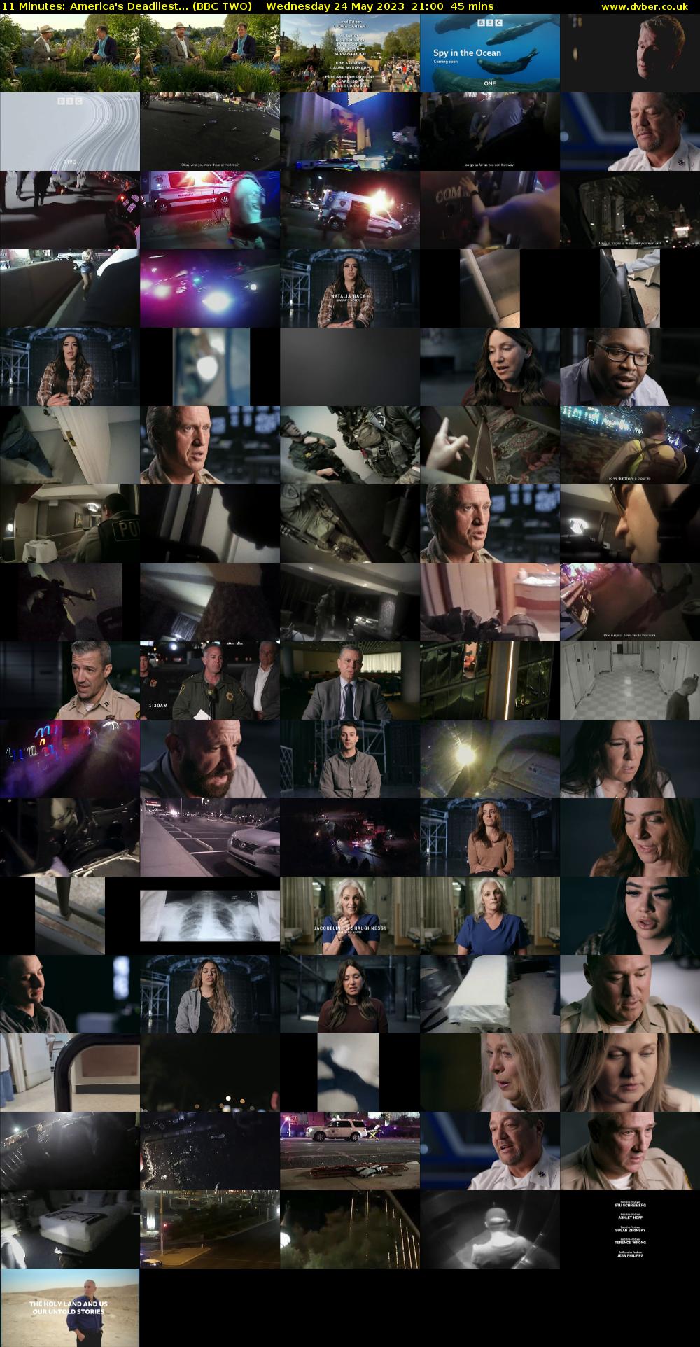 11 Minutes: America's Deadliest... (BBC TWO) Wednesday 24 May 2023 21:00 - 21:45