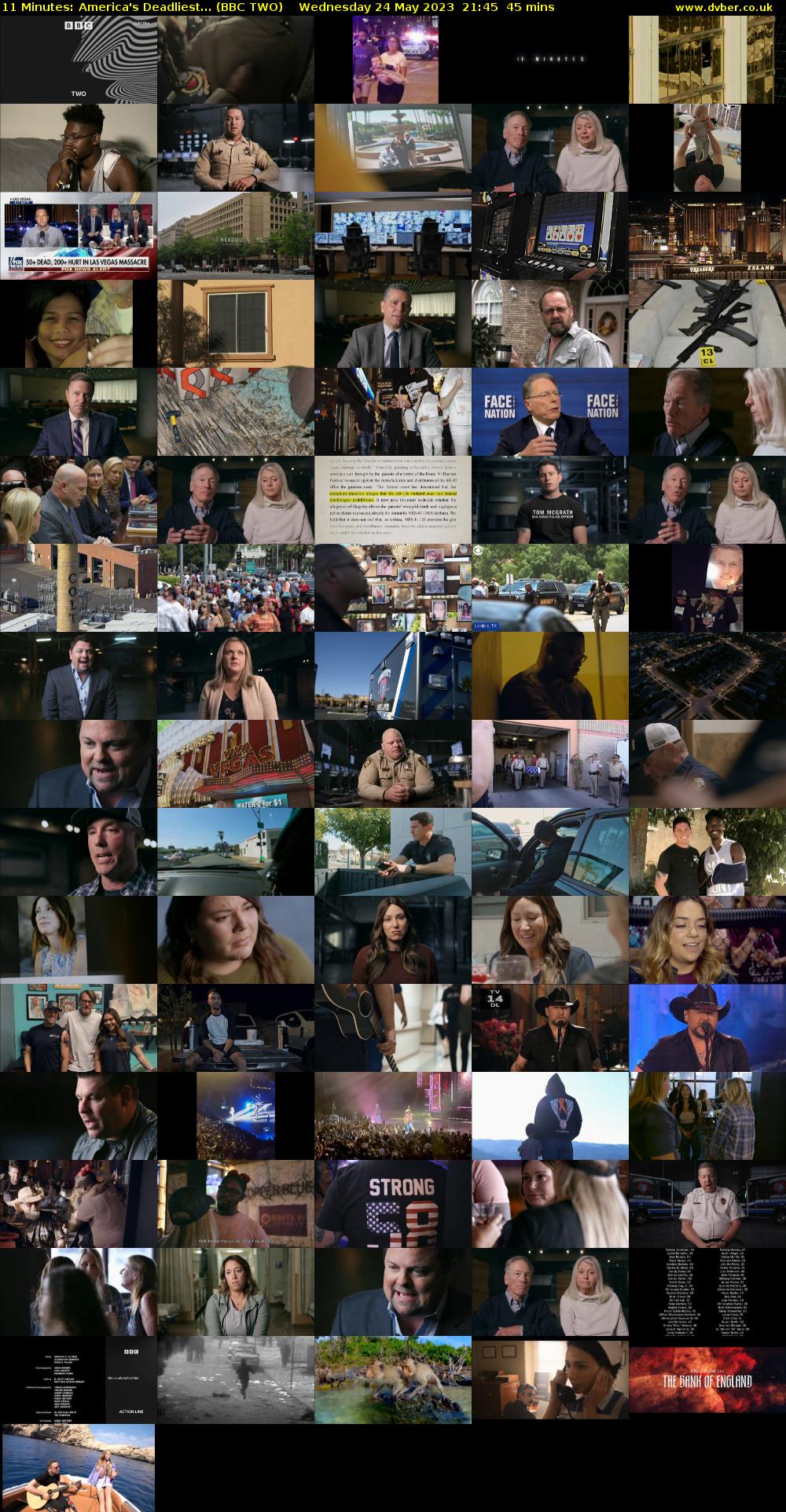 11 Minutes: America's Deadliest... (BBC TWO) Wednesday 24 May 2023 21:45 - 22:30