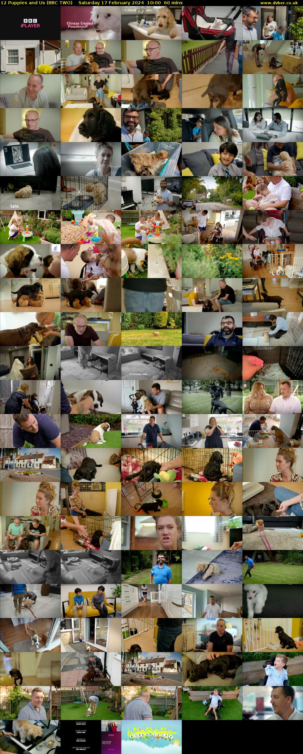 12 Puppies and Us (BBC TWO) Saturday 17 February 2024 10:00 - 11:00