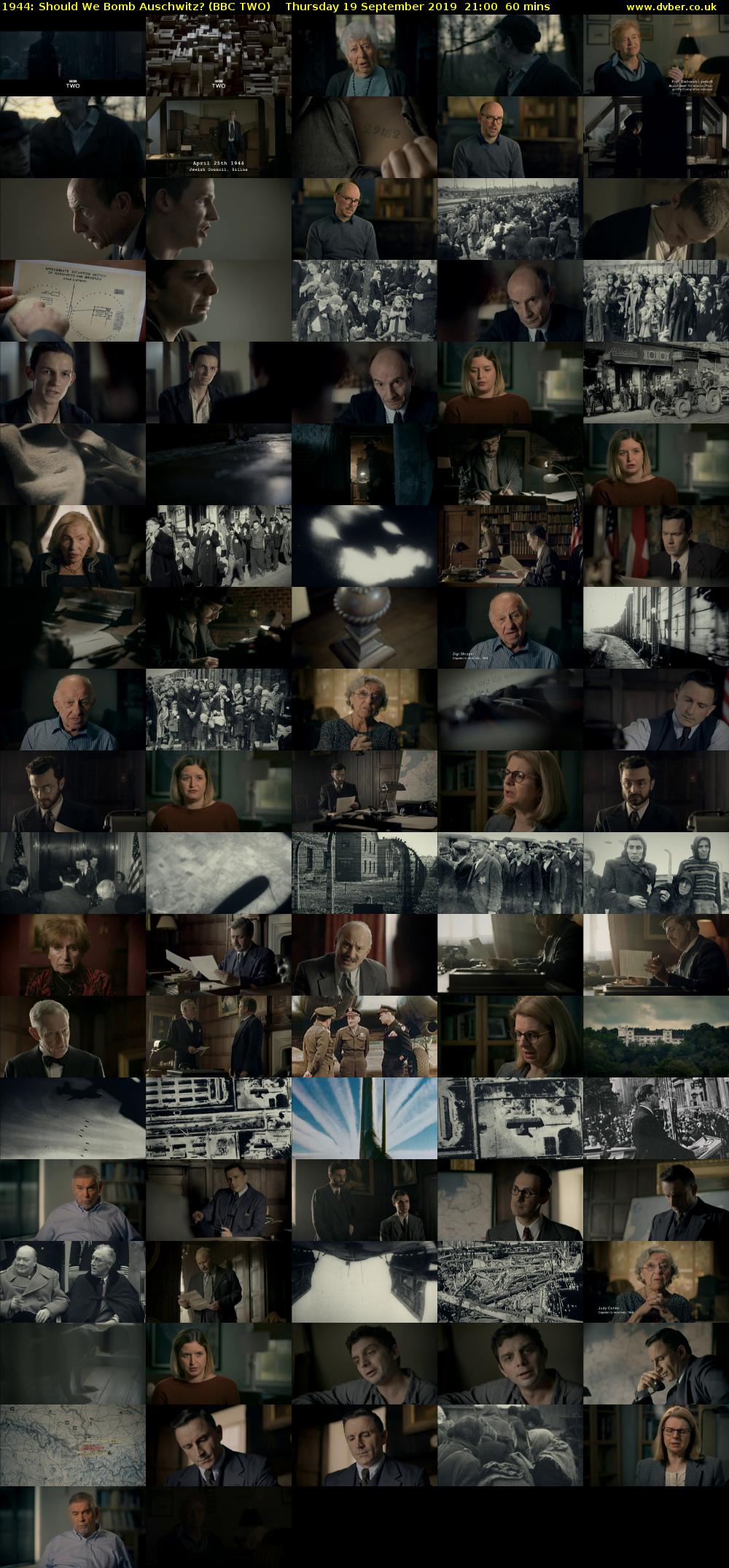 1944: Should We Bomb Auschwitz? (BBC TWO) Thursday 19 September 2019 21:00 - 22:00