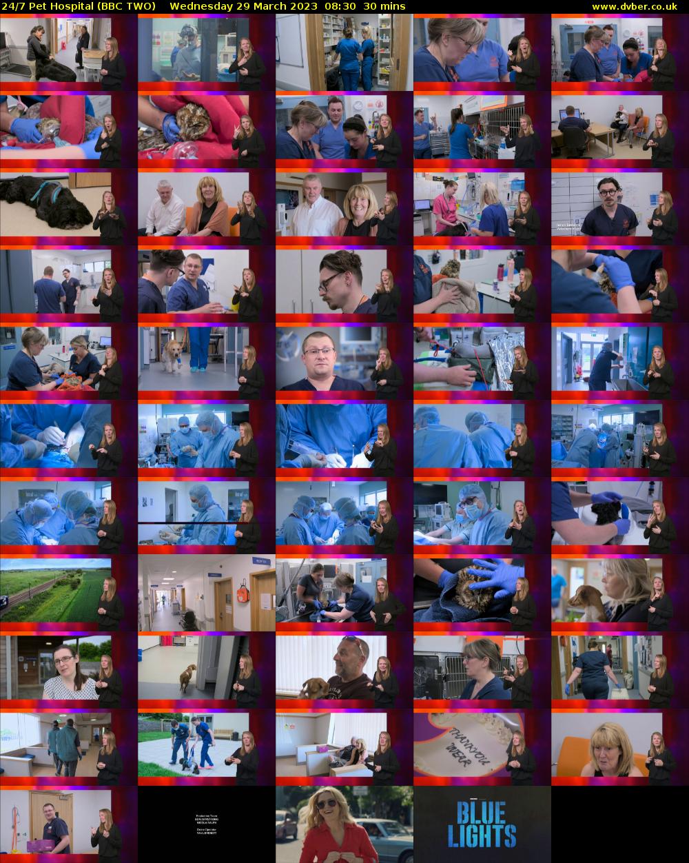 24/7 Pet Hospital (BBC TWO) Wednesday 29 March 2023 08:30 - 09:00