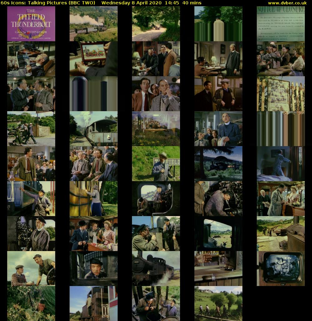60s Icons: Talking Pictures (BBC TWO) Wednesday 8 April 2020 14:45 - 15:25