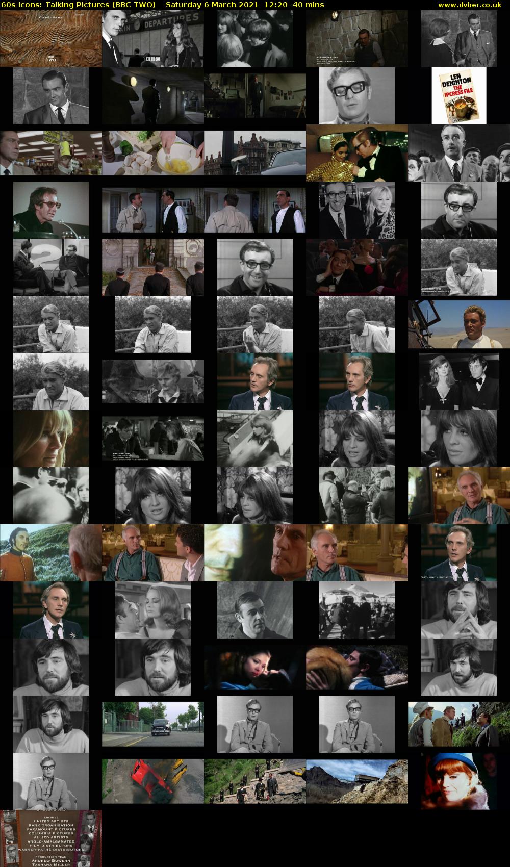 60s Icons: Talking Pictures (BBC TWO) Saturday 6 March 2021 12:20 - 13:00