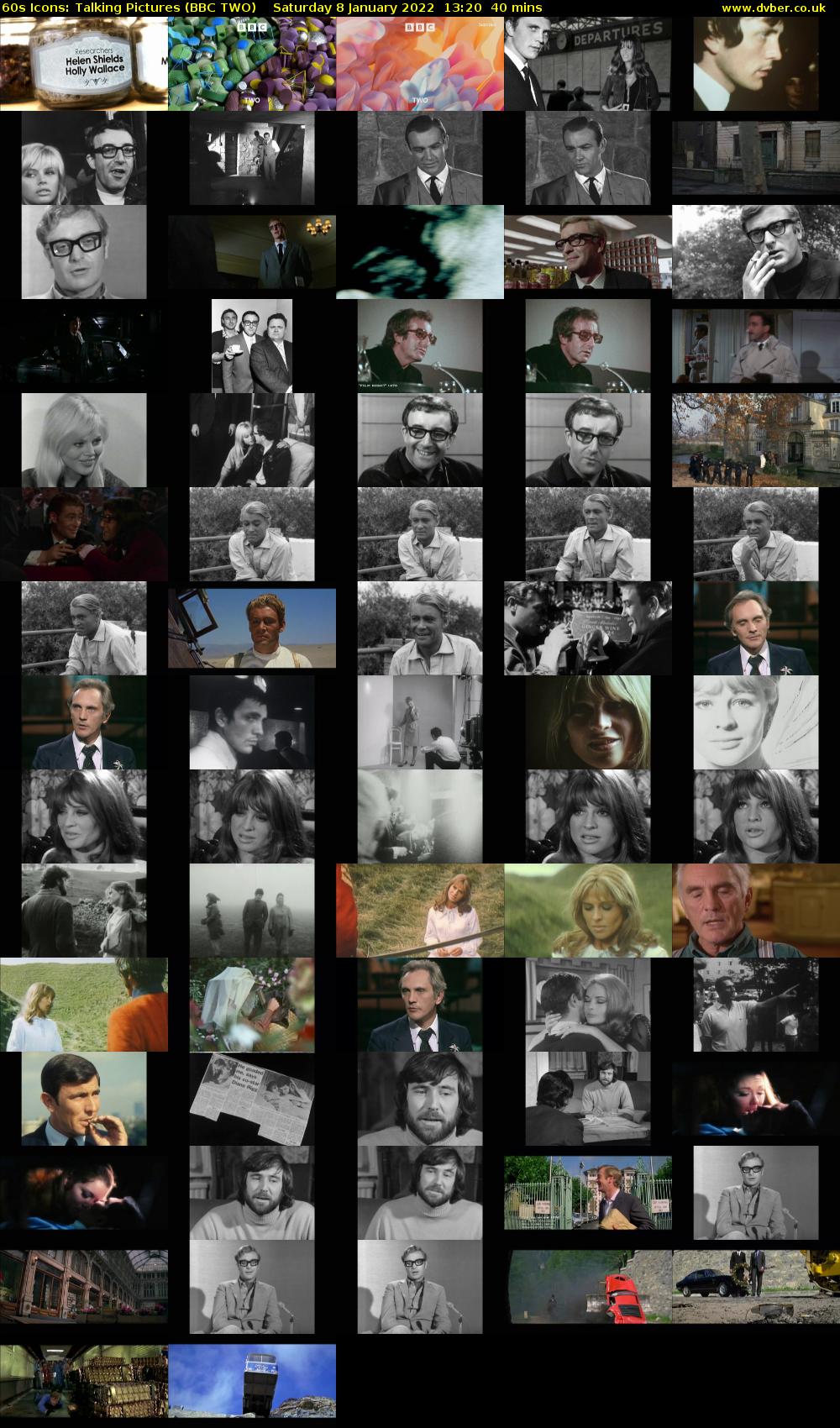 60s Icons: Talking Pictures (BBC TWO) Saturday 8 January 2022 13:20 - 14:00