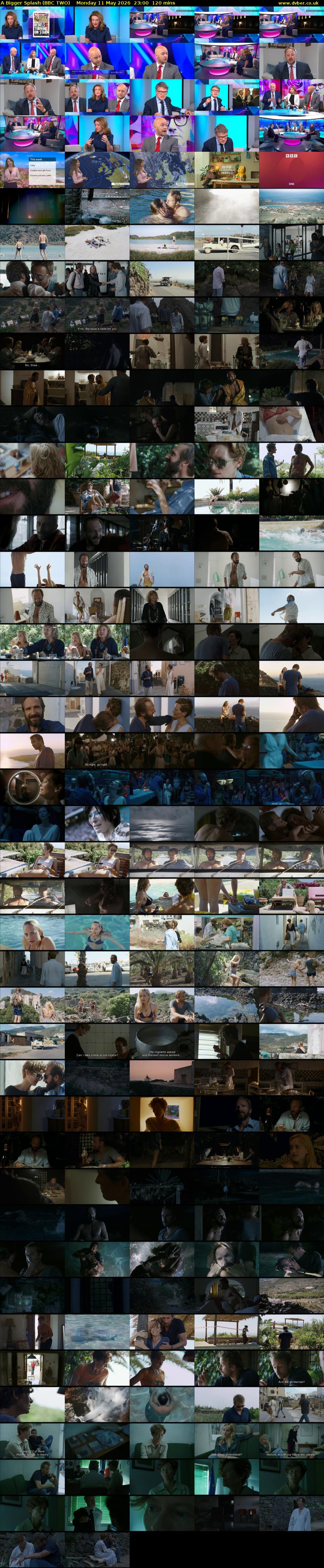 A Bigger Splash (BBC TWO) Monday 11 May 2026 23:00 - 01:00