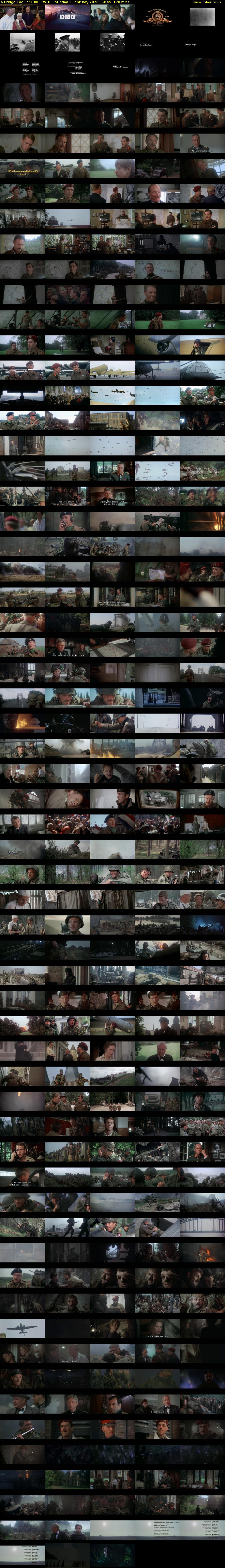 A Bridge Too Far (BBC TWO) Sunday 1 February 2026 14:45 - 17:35