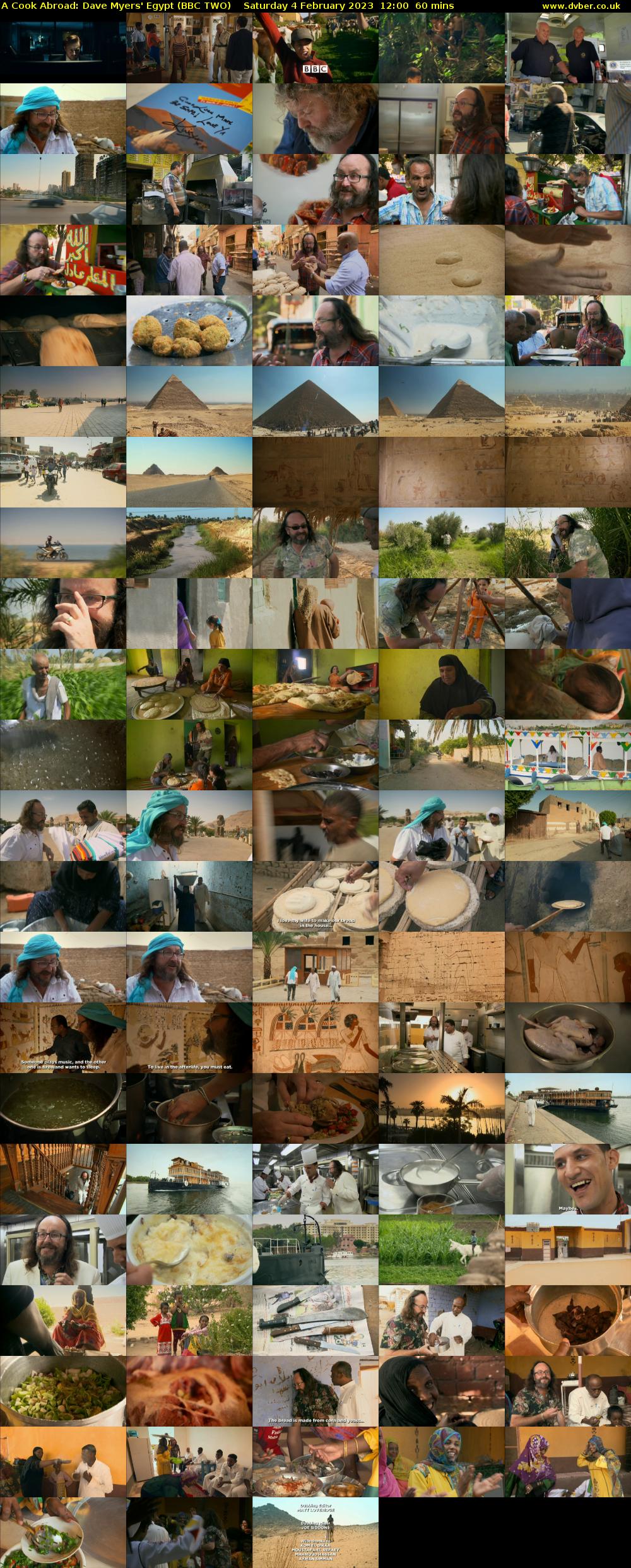 A Cook Abroad: Dave Myers' Egypt (BBC TWO) Saturday 4 February 2023 12:00 - 13:00