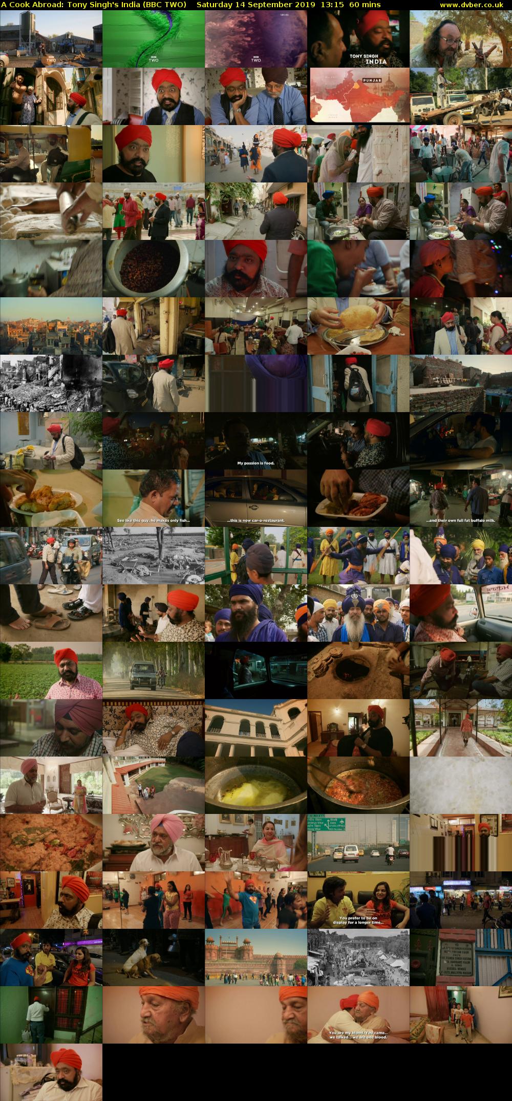 A Cook Abroad: Tony Singh's India (BBC TWO) Saturday 14 September 2019 13:15 - 14:15