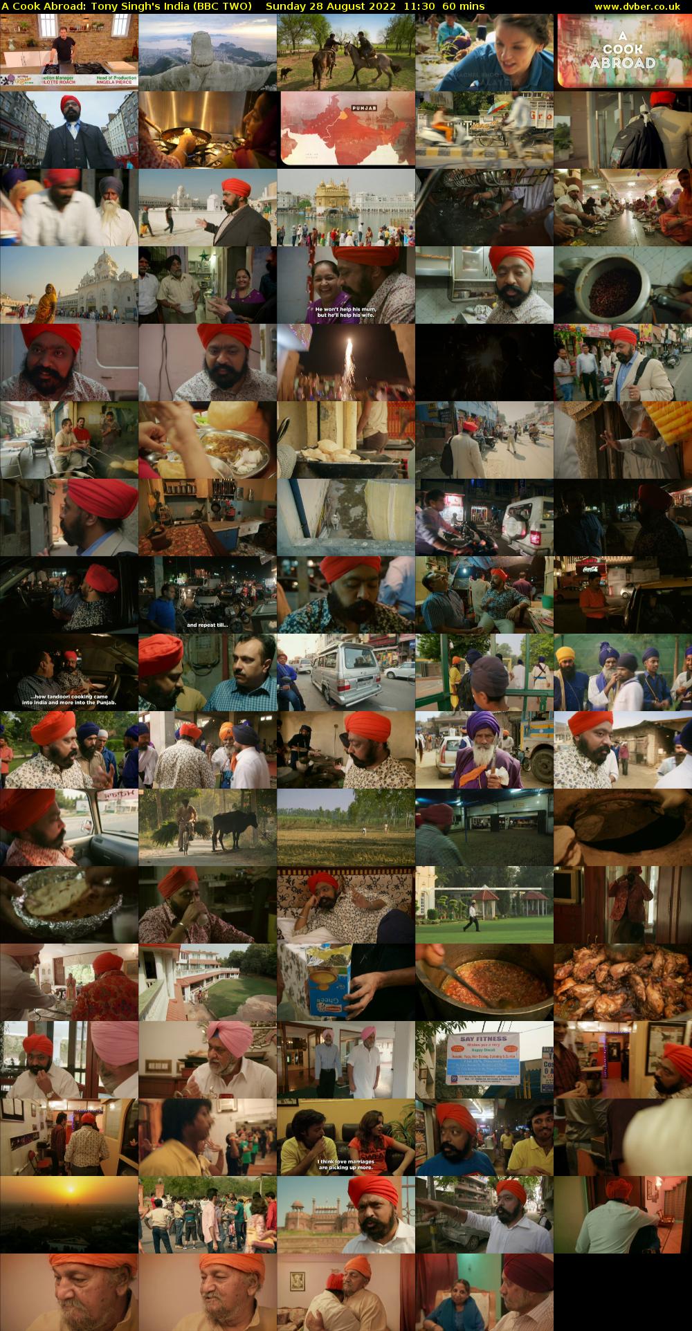 A Cook Abroad: Tony Singh's India (BBC TWO) Sunday 28 August 2022 11:30 - 12:30