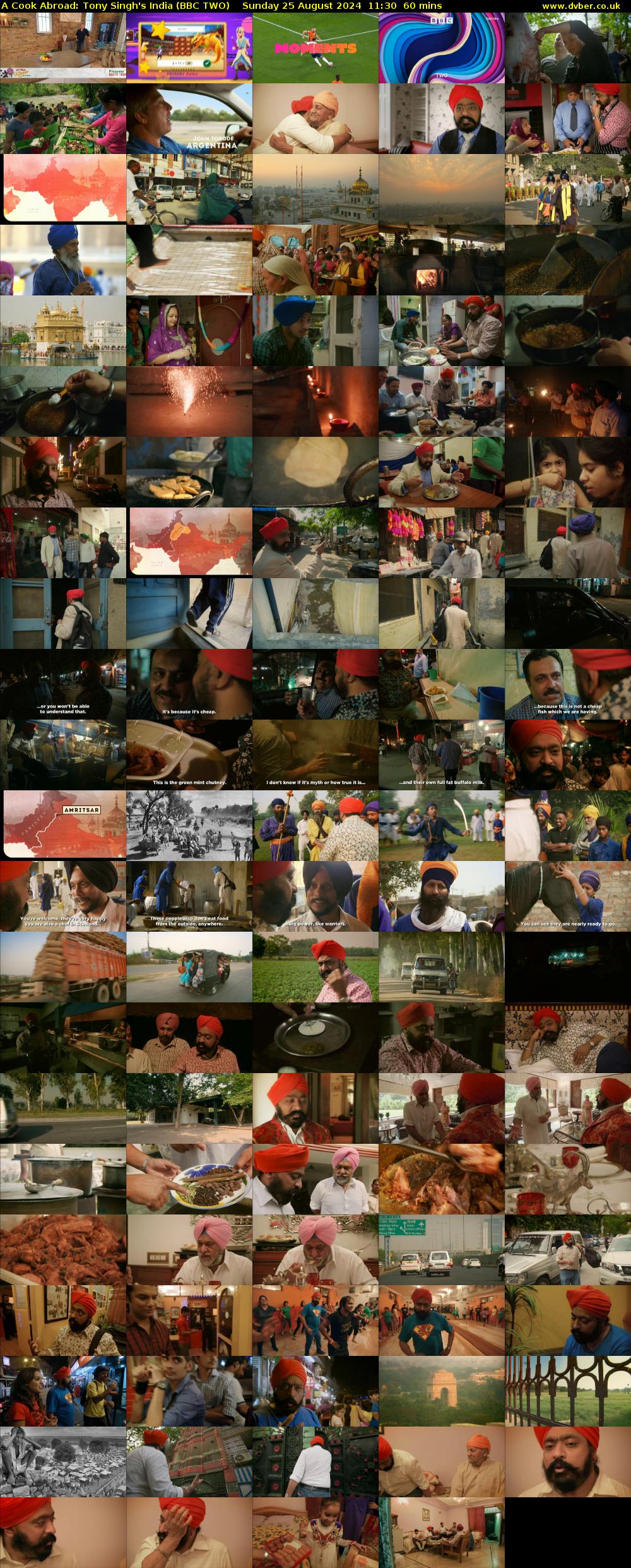 A Cook Abroad: Tony Singh's India (BBC TWO) Sunday 25 August 2024 11:30 - 12:30