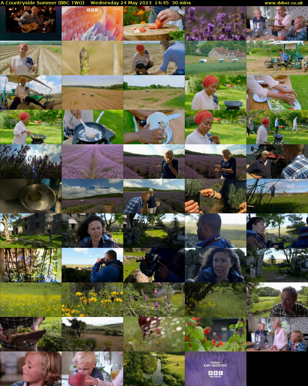 A Countryside Summer (BBC TWO) Wednesday 24 May 2023 14:45 - 15:15