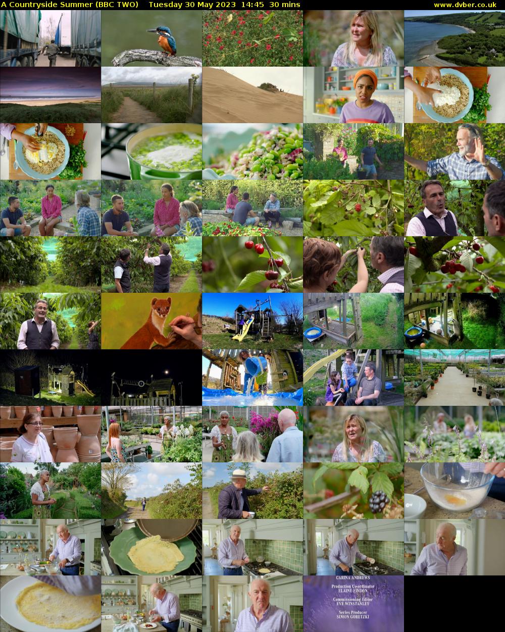 A Countryside Summer (BBC TWO) Tuesday 30 May 2023 14:45 - 15:15