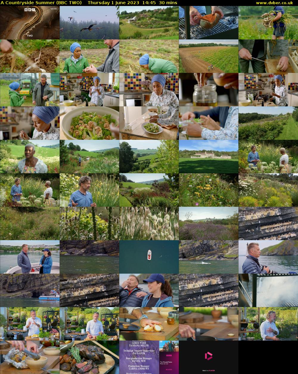 A Countryside Summer (BBC TWO) Thursday 1 June 2023 14:45 - 15:15