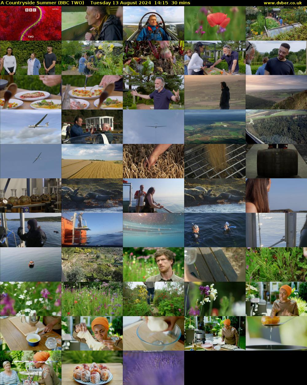 A Countryside Summer (BBC TWO) Tuesday 13 August 2024 14:15 - 14:45