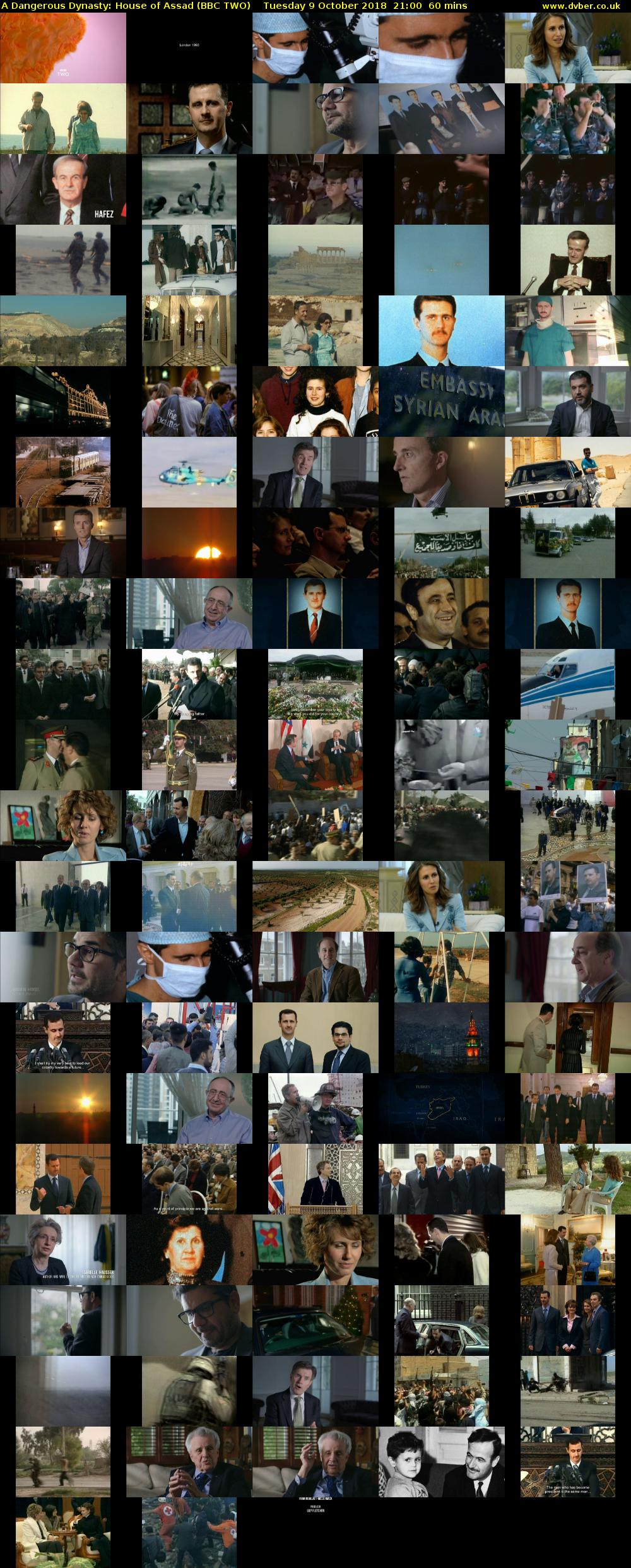 A Dangerous Dynasty: House of Assad (BBC TWO) Tuesday 9 October 2018 21:00 - 22:00