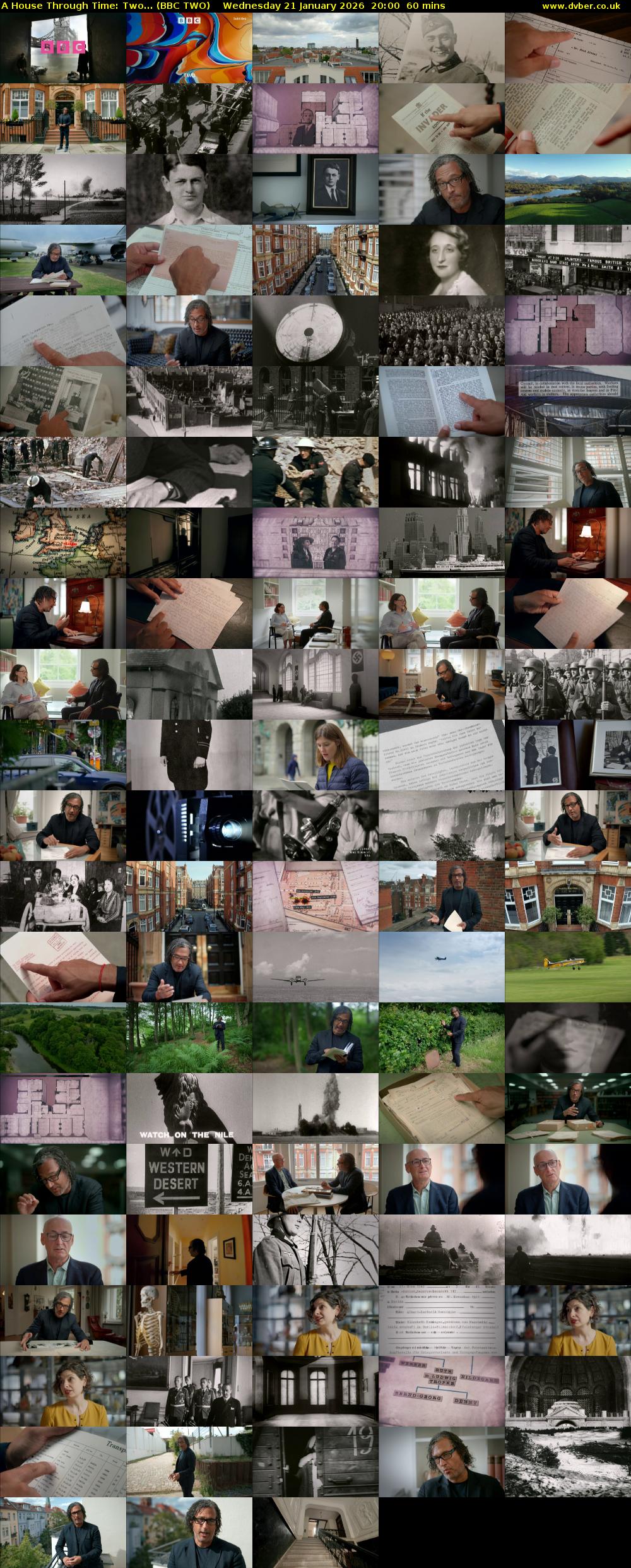 A House Through Time: Two... (BBC TWO) Wednesday 21 January 2026 20:00 - 21:00