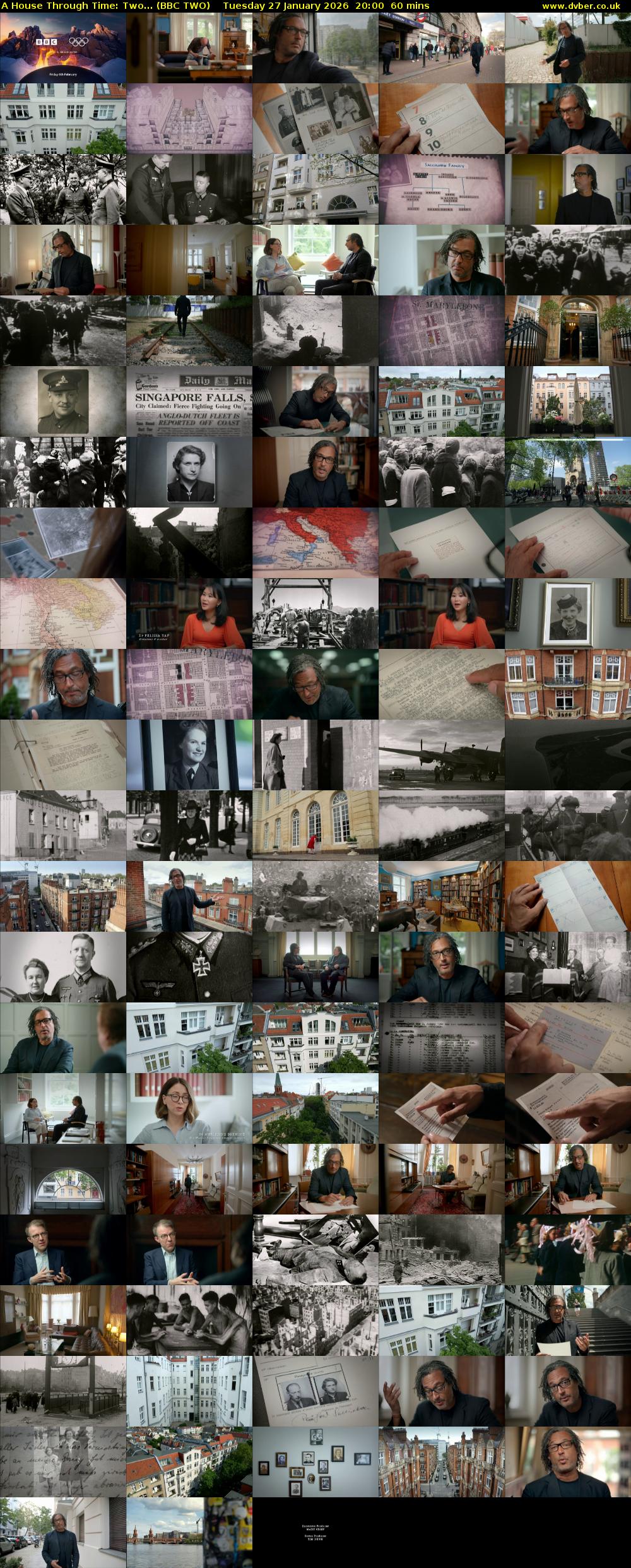 A House Through Time: Two... (BBC TWO) Tuesday 27 January 2026 20:00 - 21:00