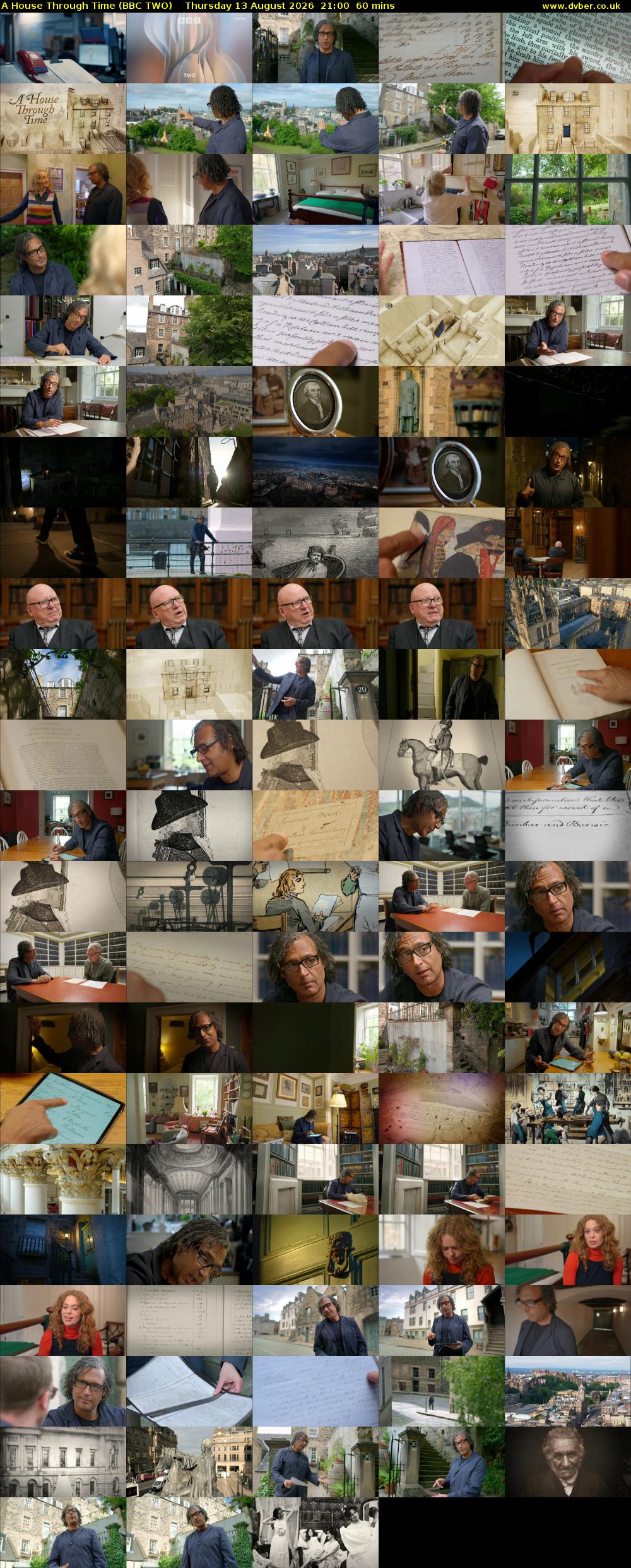 A House Through Time (BBC TWO) Thursday 13 August 2026 21:00 - 22:00