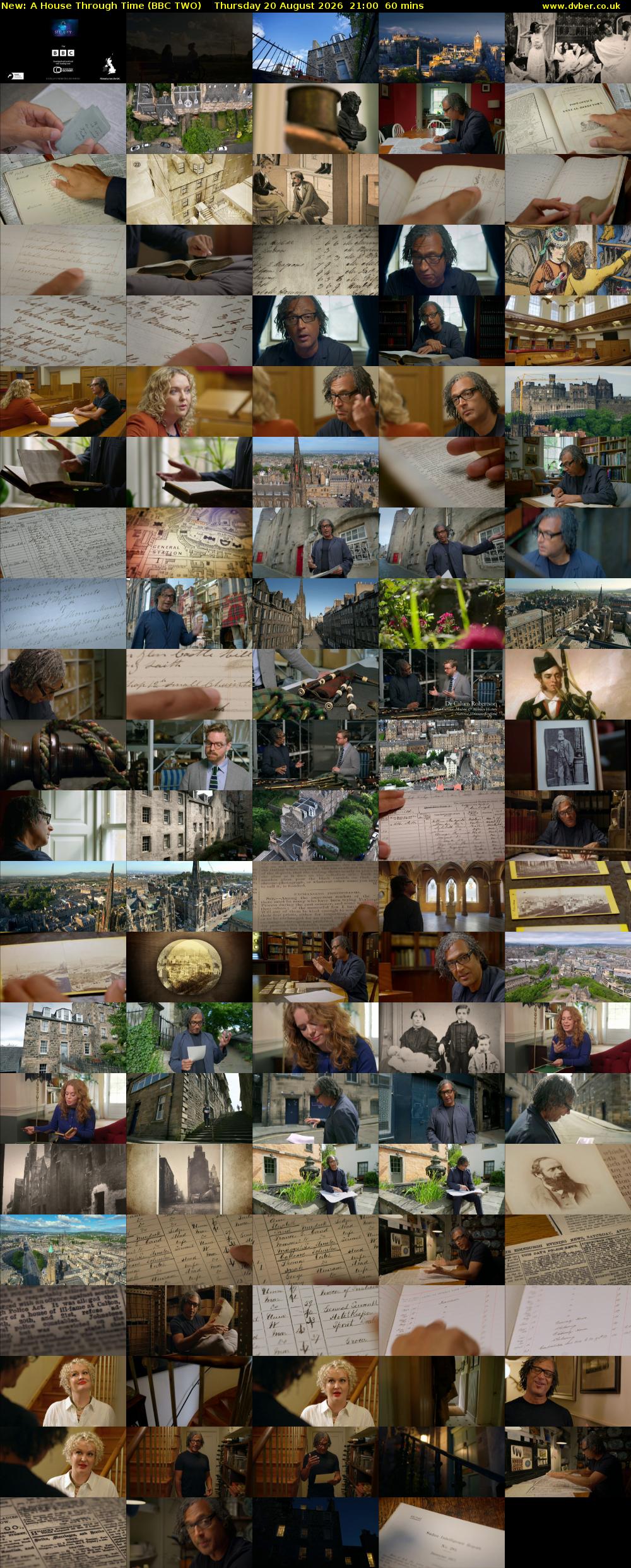 A House Through Time (BBC TWO) Thursday 20 August 2026 21:00 - 22:00