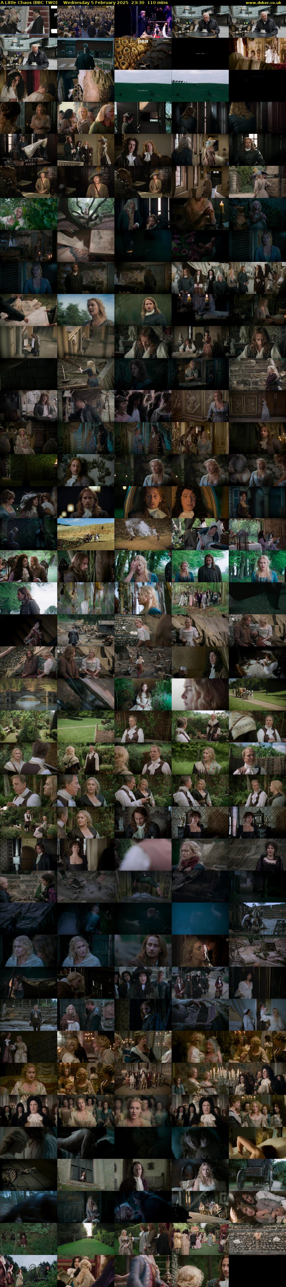 A Little Chaos (BBC TWO) Wednesday 5 February 2025 23:30 - 01:20