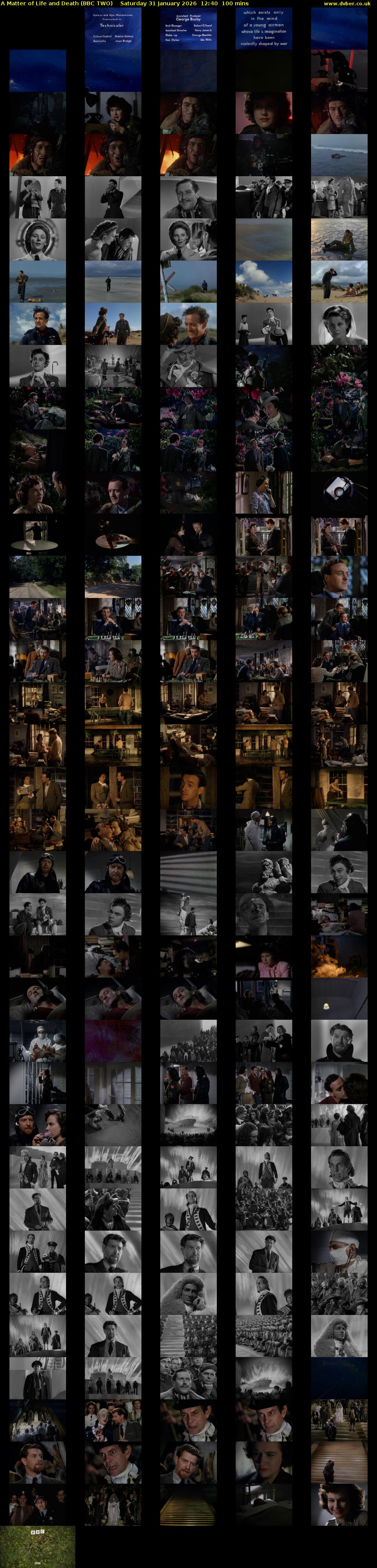 A Matter of Life And Death (BBC TWO) Saturday 31 January 2026 12:40 - 14:20