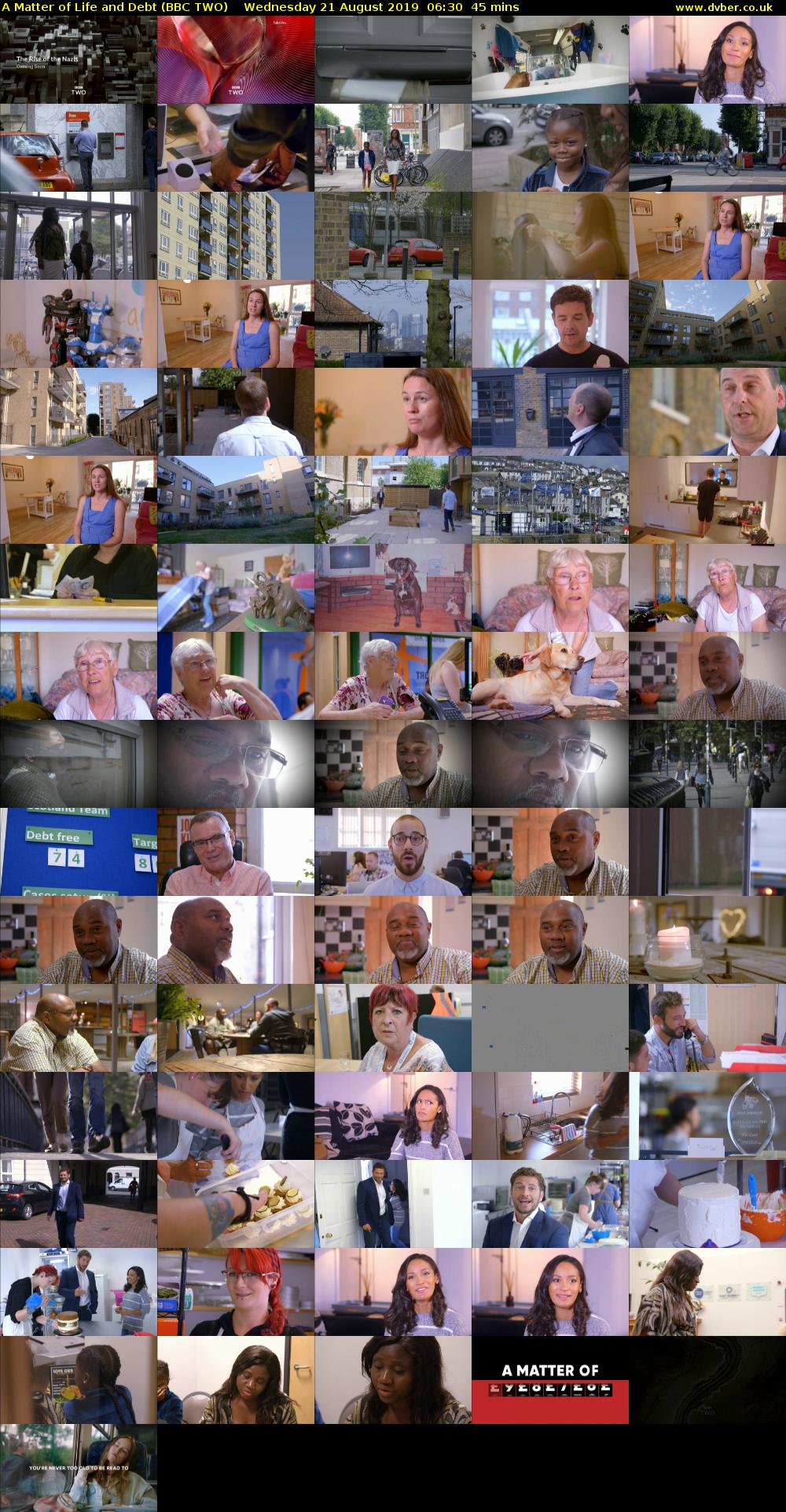A Matter of Life and Debt (BBC TWO) Wednesday 21 August 2019 06:30 - 07:15