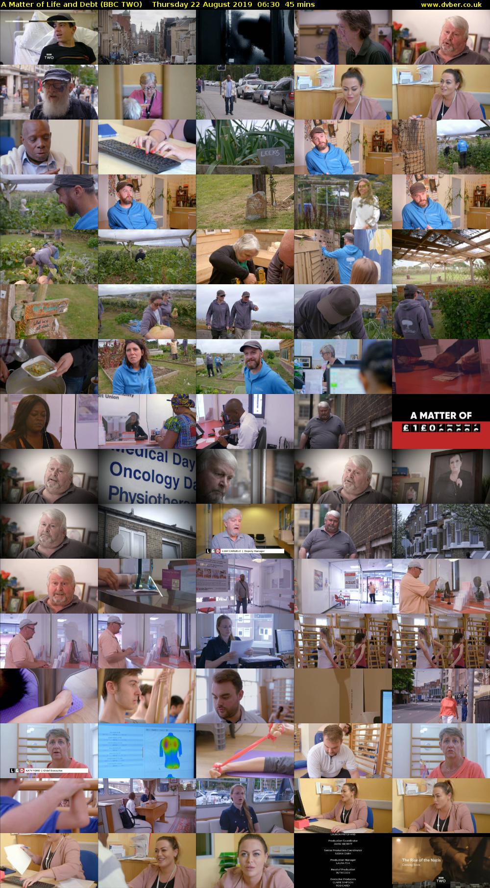 A Matter of Life and Debt (BBC TWO) Thursday 22 August 2019 06:30 - 07:15