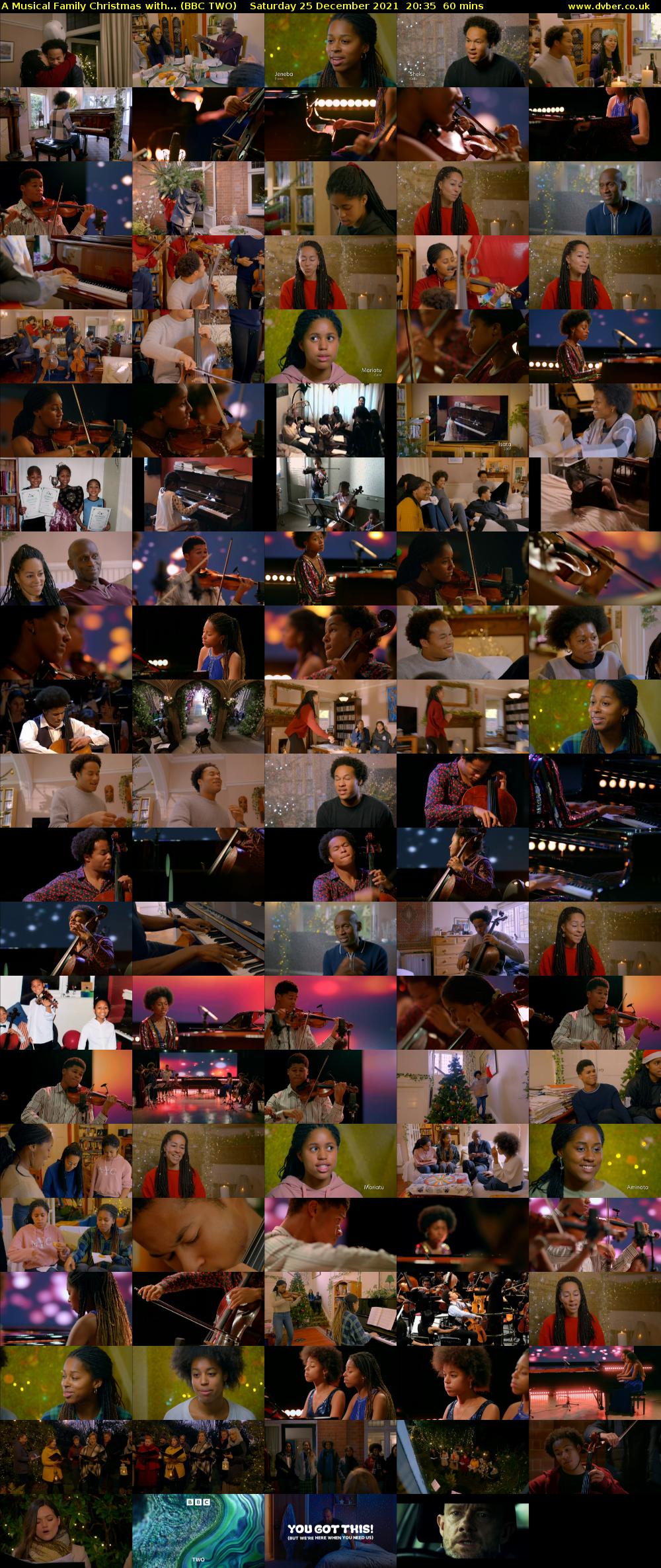 A Musical Family Christmas with... (BBC TWO) Saturday 25 December 2021 20:35 - 21:35