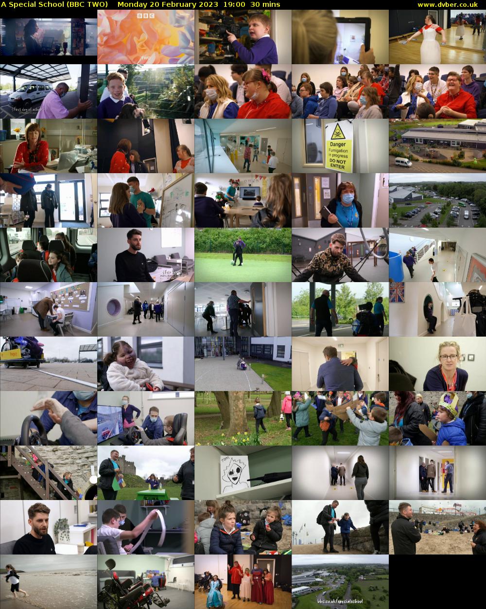 A Special School (BBC TWO) Monday 20 February 2023 19:00 - 19:30