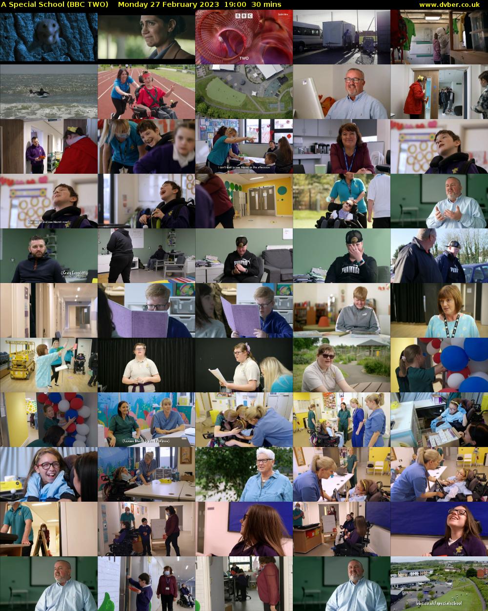 A Special School (BBC TWO) Monday 27 February 2023 19:00 - 19:30