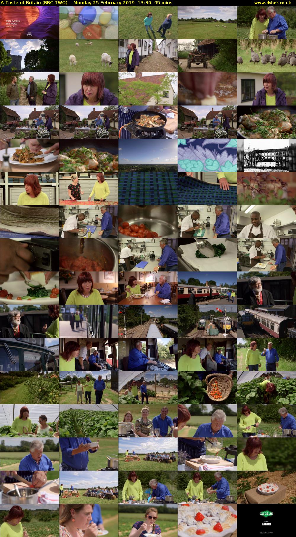 A Taste of Britain (BBC TWO) Monday 25 February 2019 13:30 - 14:15