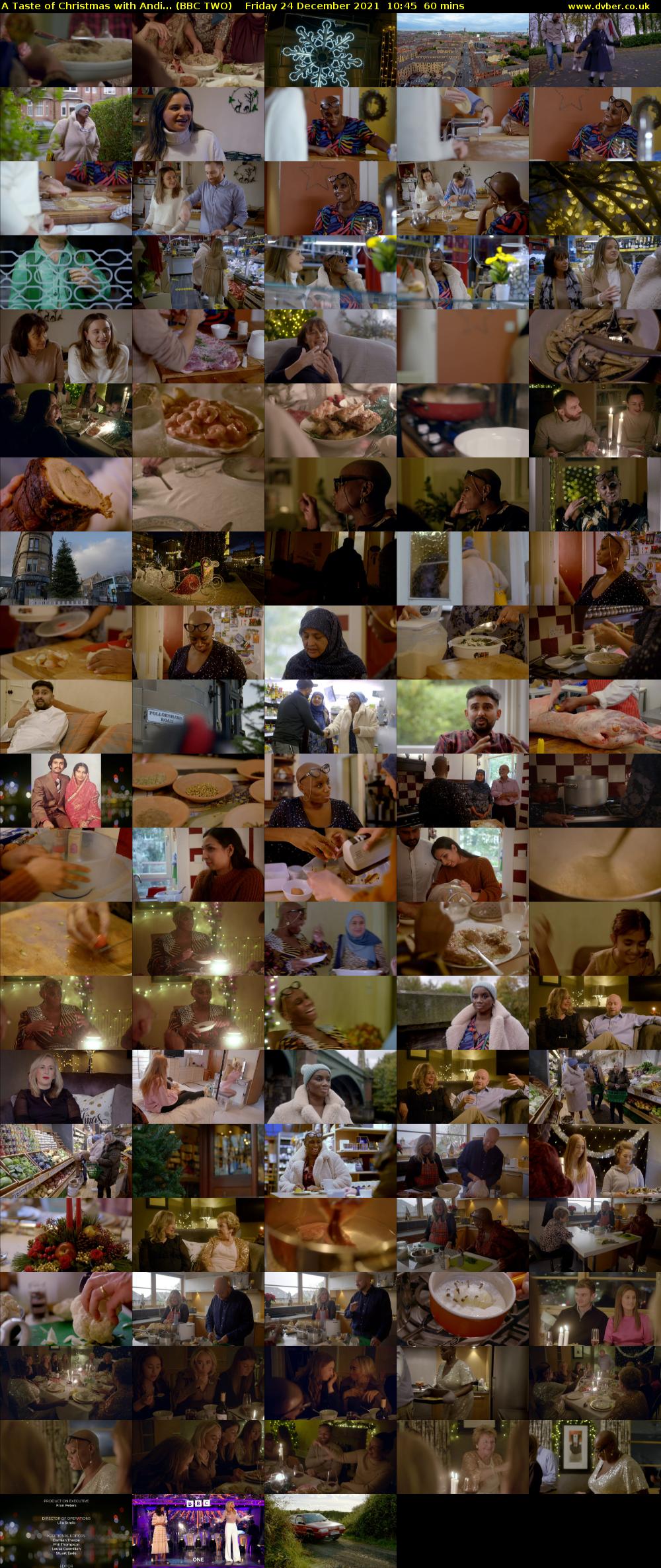 A Taste of Christmas with Andi... (BBC TWO) Friday 24 December 2021 10:45 - 11:45