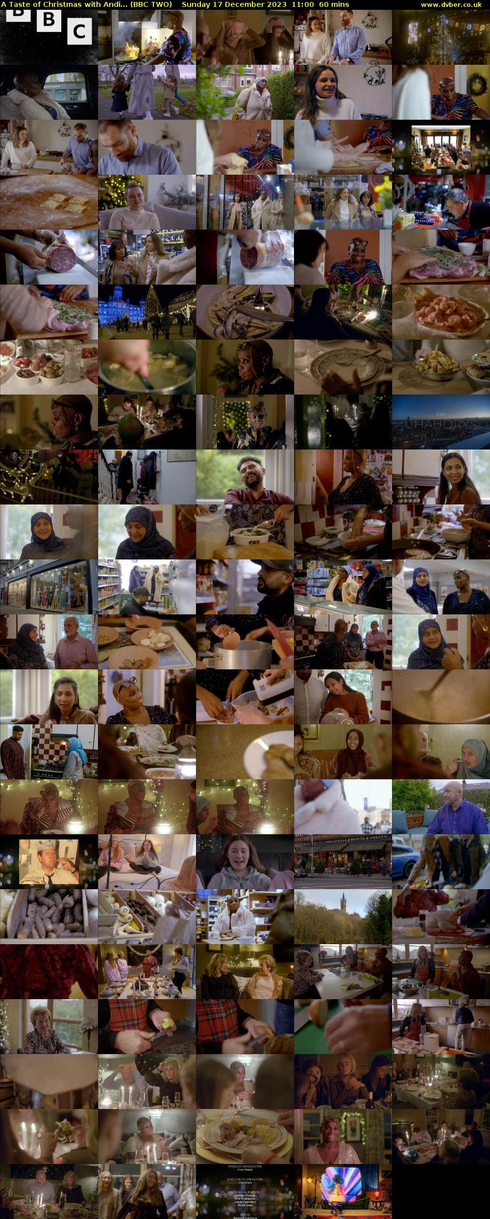 A Taste of Christmas with Andi... (BBC TWO) Sunday 17 December 2023 11:00 - 12:00