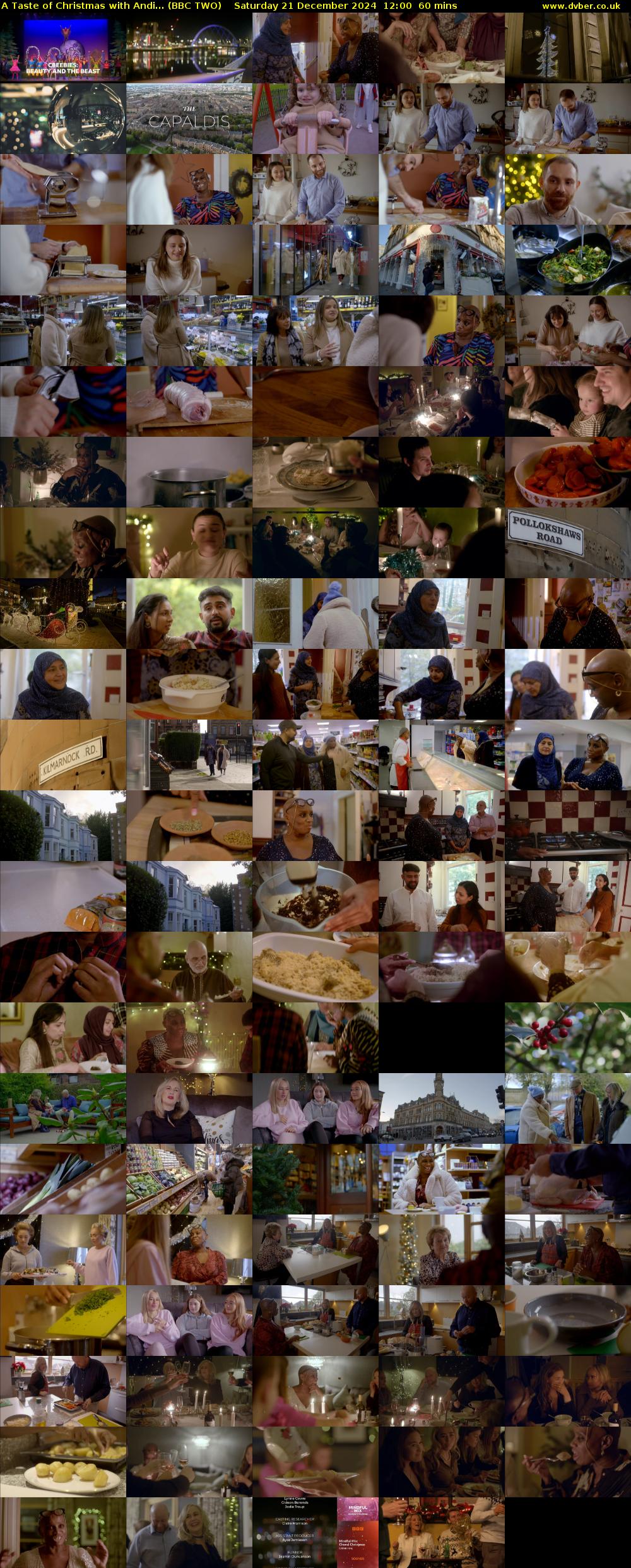 A Taste of Christmas with Andi... (BBC TWO) Saturday 21 December 2024 12:00 - 13:00