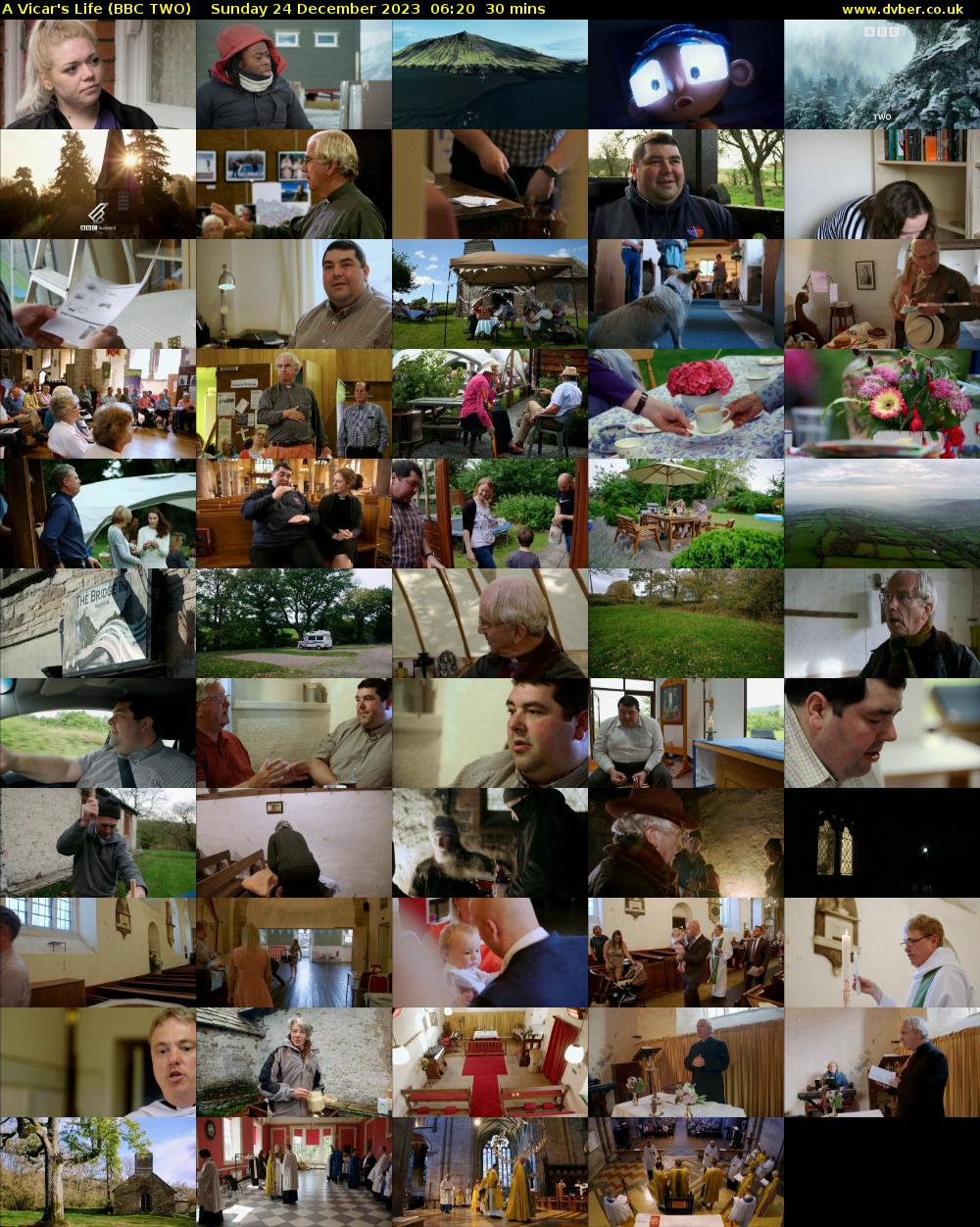 A Vicar's Life (BBC TWO) Sunday 24 December 2023 06:20 - 06:50