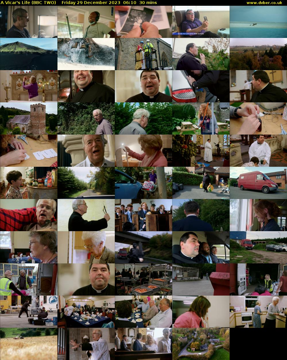 A Vicar's Life (BBC TWO) Friday 29 December 2023 06:10 - 06:40