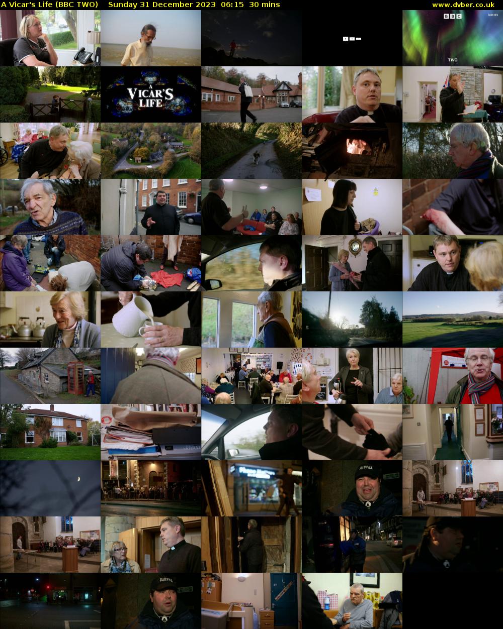 A Vicar's Life (BBC TWO) Sunday 31 December 2023 06:15 - 06:45