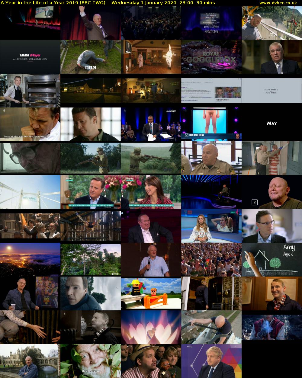 A Year in the Life of a Year 2019 (BBC TWO) Wednesday 1 January 2020 23:00 - 23:30