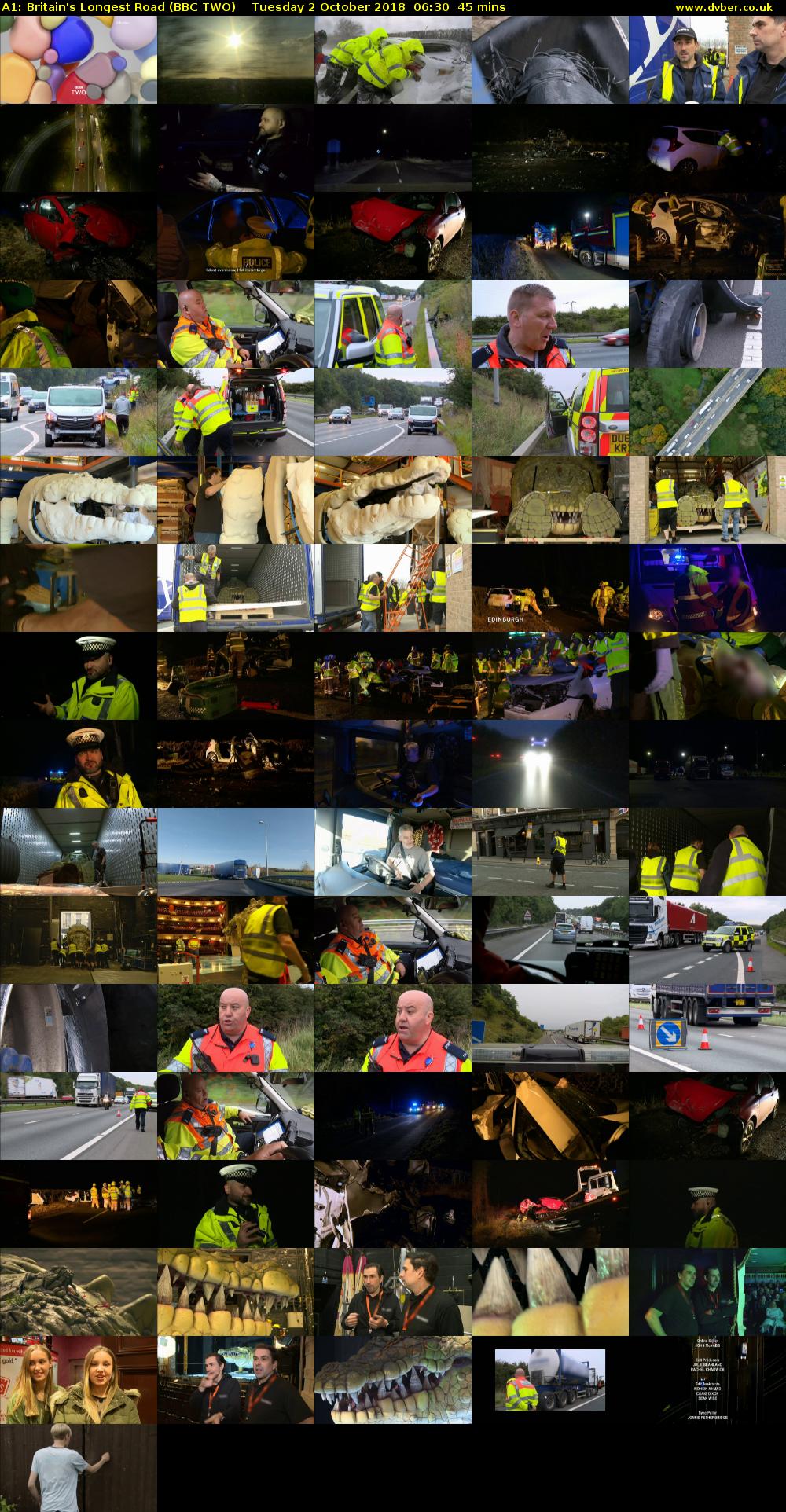 A1: Britain's Longest Road (BBC TWO) Tuesday 2 October 2018 06:30 - 07:15