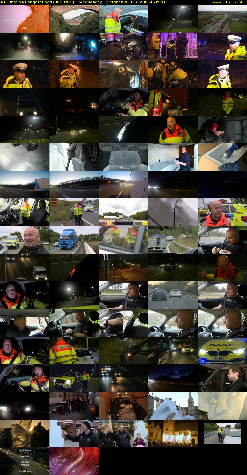 A1: Britain's Longest Road (BBC TWO) Wednesday 3 October 2018 06:30 - 07:15